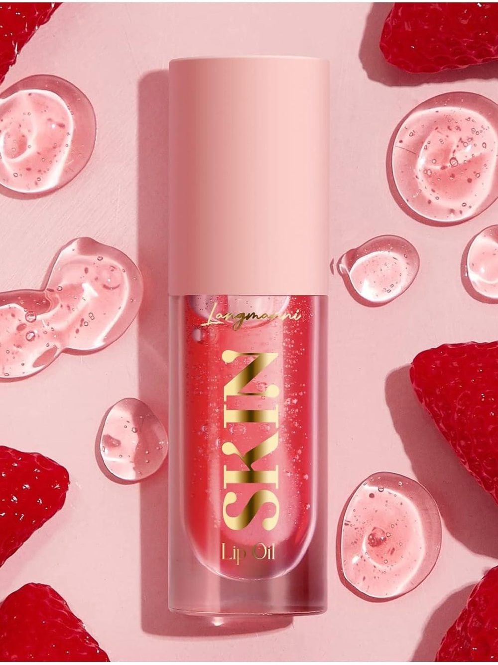 SKIN by LANGMANNI Moisturizing Lip Oil/Balm Lip Care Shade/Flavor BERRY INVOLVED